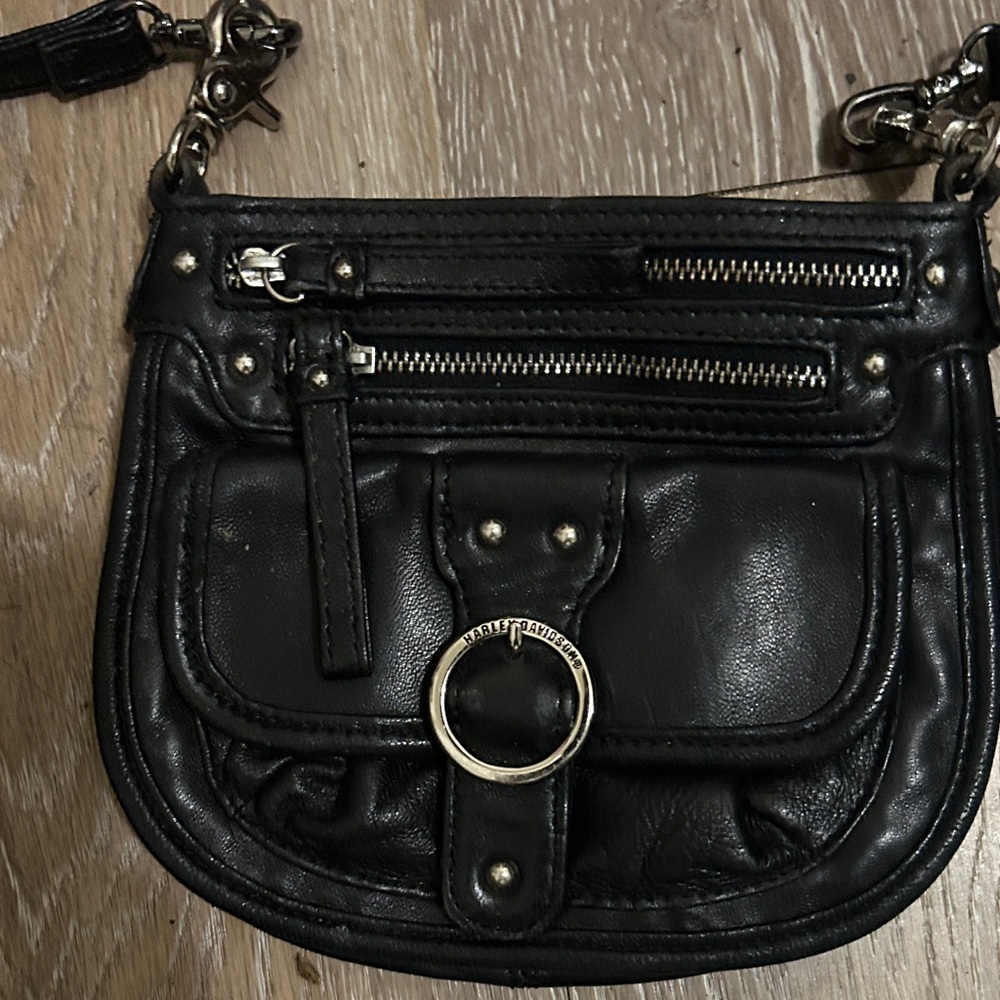 Black Leather Women's Bag
